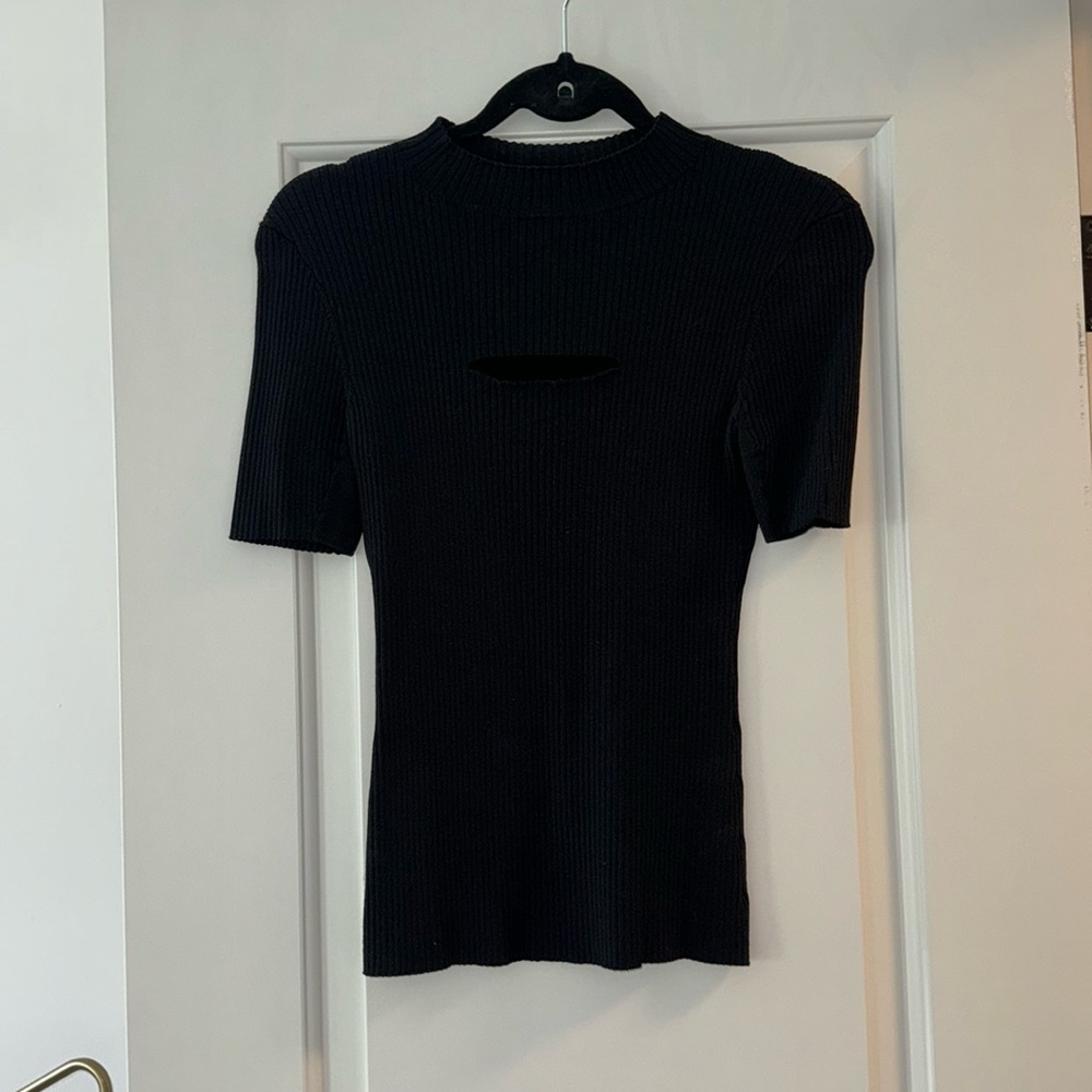 Maje cut out ribbed top - Picture 4 of 8